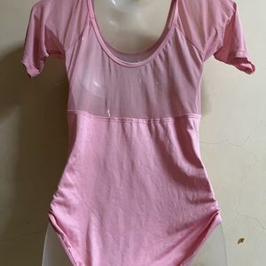 Korean Padded Baby Pink Play Suit