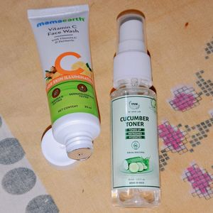 Mamaearth Face Wash &TNW Toner Combo