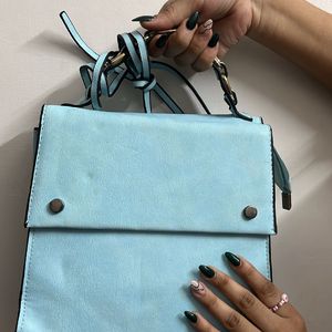 Powder Blue Cute Hand Bag