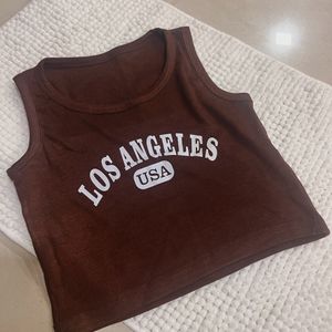 Brown Tank Top