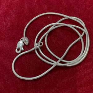 Snake Chain Pure Silver ( wt: 10.100gm)