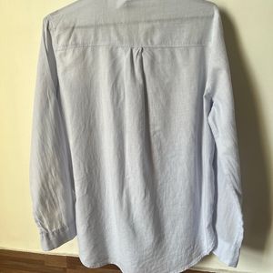 H&M Linen Oversized Button Down Shirt