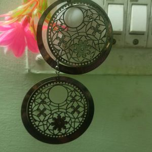 Black Grey Earrings