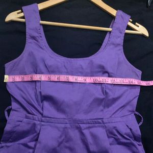 Cadbury Purple Korean Mini Dress