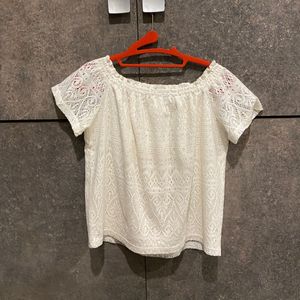 H&M crochet Top XS