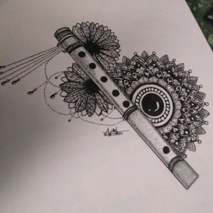 Mandala Flute Art