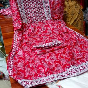 Long Frock New Kurti Pent Set Hai