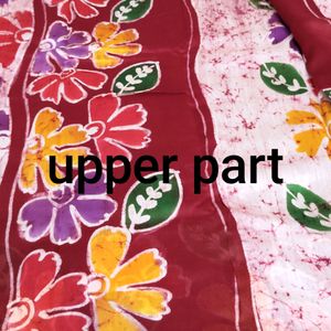 New Batick Chanderi Saree