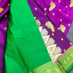 Banarasi Silk With Embroidery 🪡