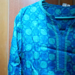 🆕132. Short Kurti Dark Cyan 🆕