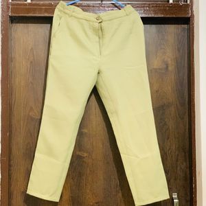 Beige Trouser Pant For Girls