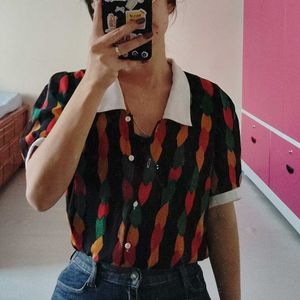 Women's Collar Vintage Shirt