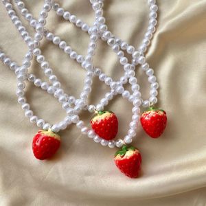 Strawberry Charm Necklace