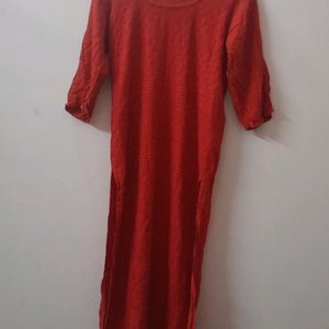 Red Kurti For Teen Girls