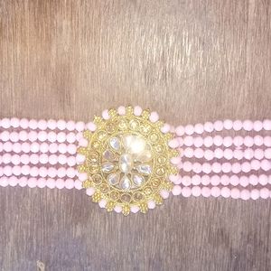 Pink Bridal Necklace