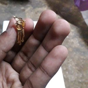 Gold Plated Earring For Sale