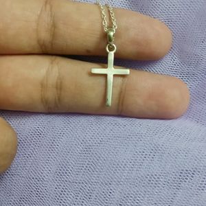 Pure Silver Cross Pendant