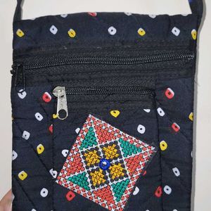 Colourful Embroidered Sling Bag✨️