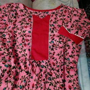 Floral Print Kurta