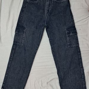 CARGO DENIM JEANS