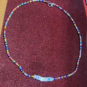 Handmade Multicolor Bead Neckpiece