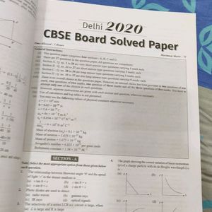 11 Years Cbse Class 12 Physics Solved Papers