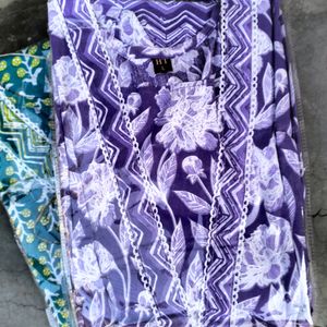 New Pure Cotton Plazo Suits Ne