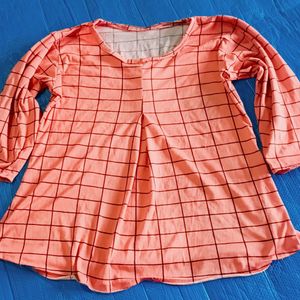 A Orange Top For Child 12to13