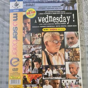 Moserbaer 2 Hindi movie DVDs A Wednesday & Shaurya