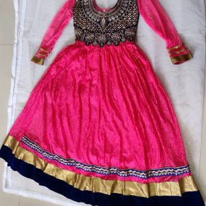 Anarkali Kurti Dupatta Pant Set