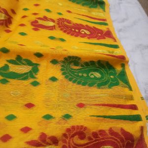 COTTON JAMDANI SAREE