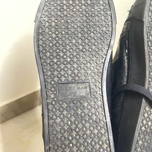 Zara Man Black Shoes