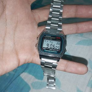 Analog Watch , Silver Casio Copy Unisex .