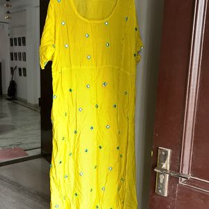 Brand New frock Style Kurti With Pockets