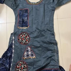 Grey Women Kurta