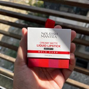 Nourish Mantra’s Bold Rush Creamy Matte Liquid Lip