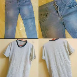 Combo Jeans Tshirt