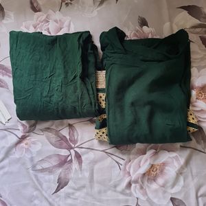 Green Kurta Set / Co Ord