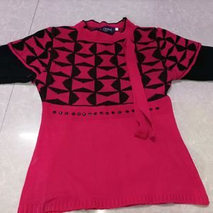 pretty pinkish sweater for 7 to 9