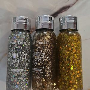 Hair Face Body Glitter Gel