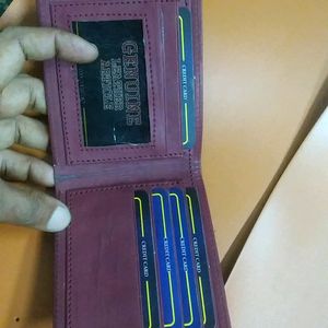 gents wallet burgundy