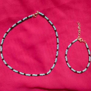 Beads Pendent And Bracelet