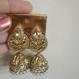 Golden Earrings With Best Quality