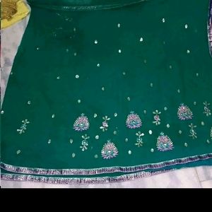 Saree Green Colour