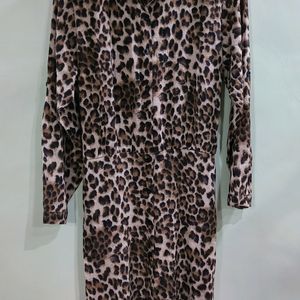 Cheetah Print One Piece Mid Length Women