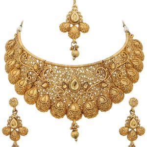 Alloy Gold -plated Jewellery Set(Pack Of Three)