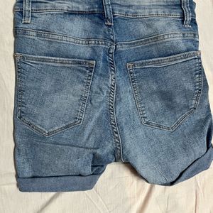 H&M Blue Denim Shorts