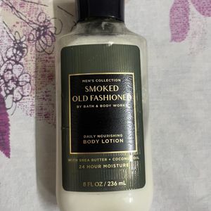 bath and body works smoked old fashioned lotion