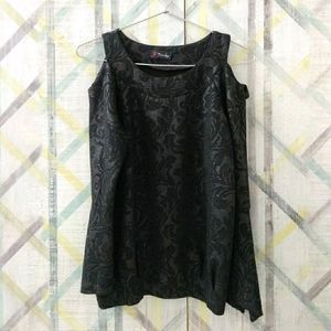 Black Glitter Top