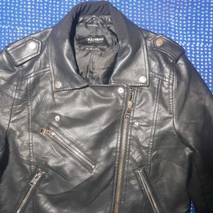 P&b Leather Jacket Womens